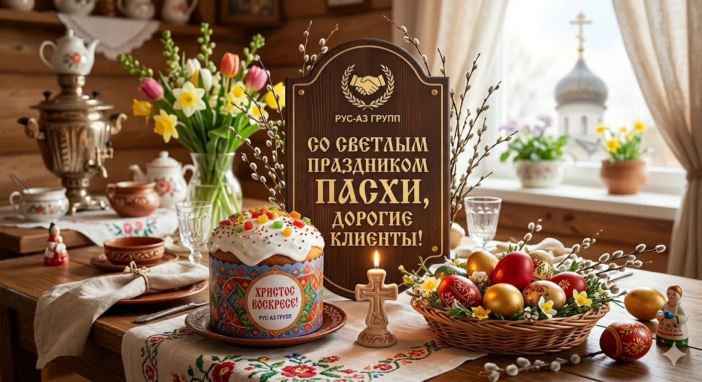 🕊️ Со светлым праздником Пасхи!