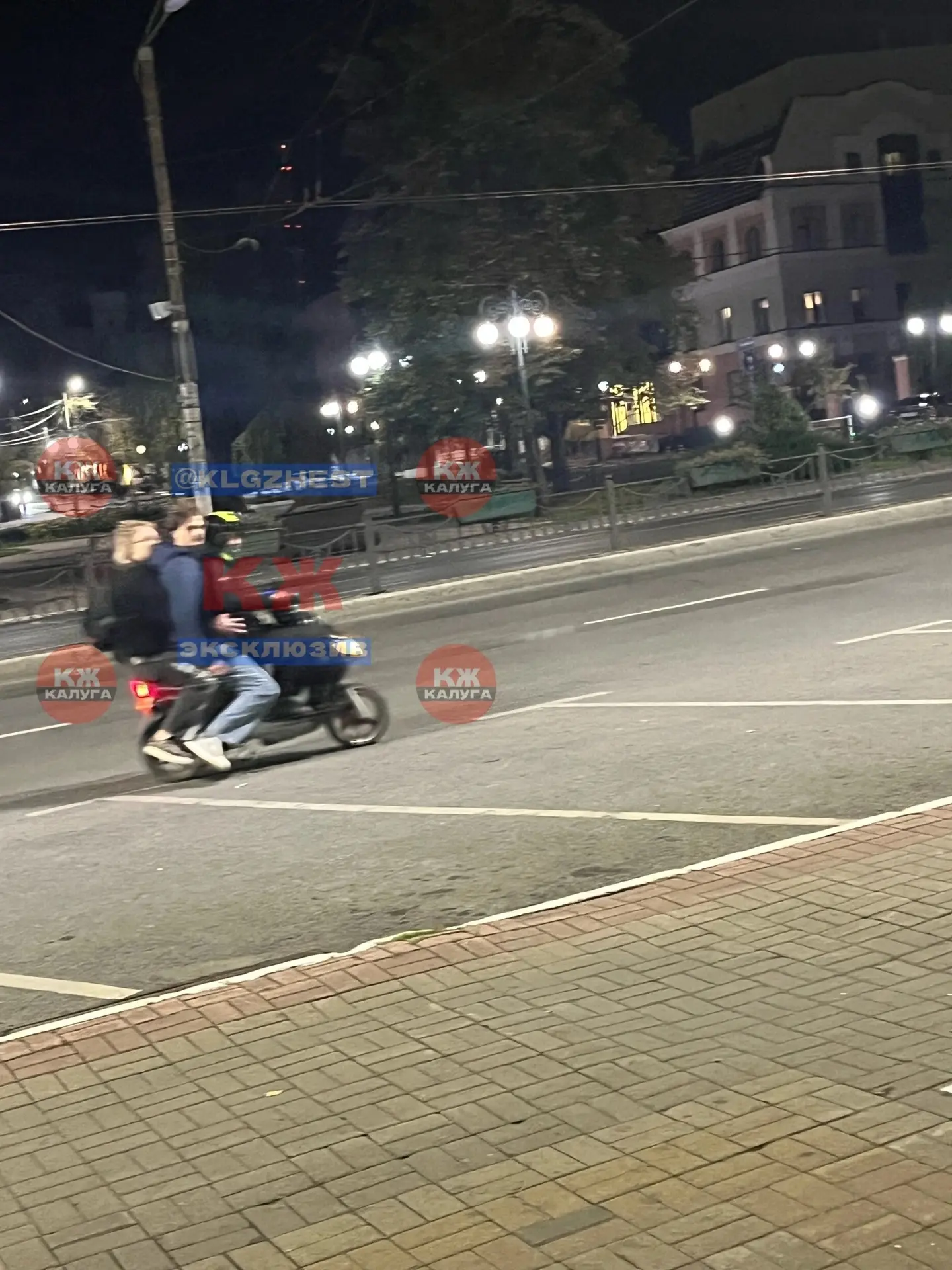В час ночи, втроём по кирова, на одном скутере, перебудили весь центр.