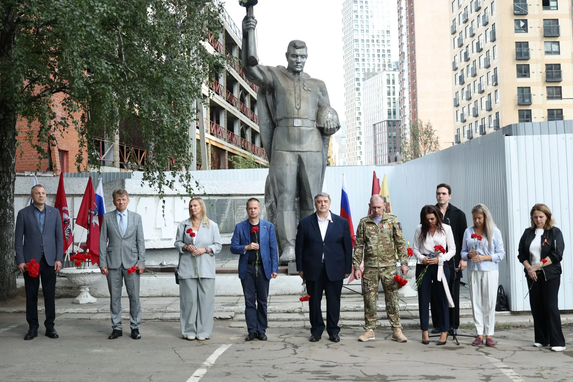 🕯Памятная акция, посвященная 83-летию Курской битвы, прошла на западе Москвы