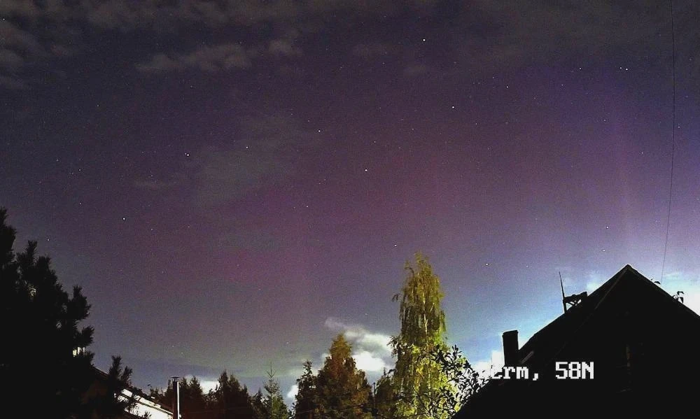 🌌 В Пермском крае стартовал сезон северного сияния
