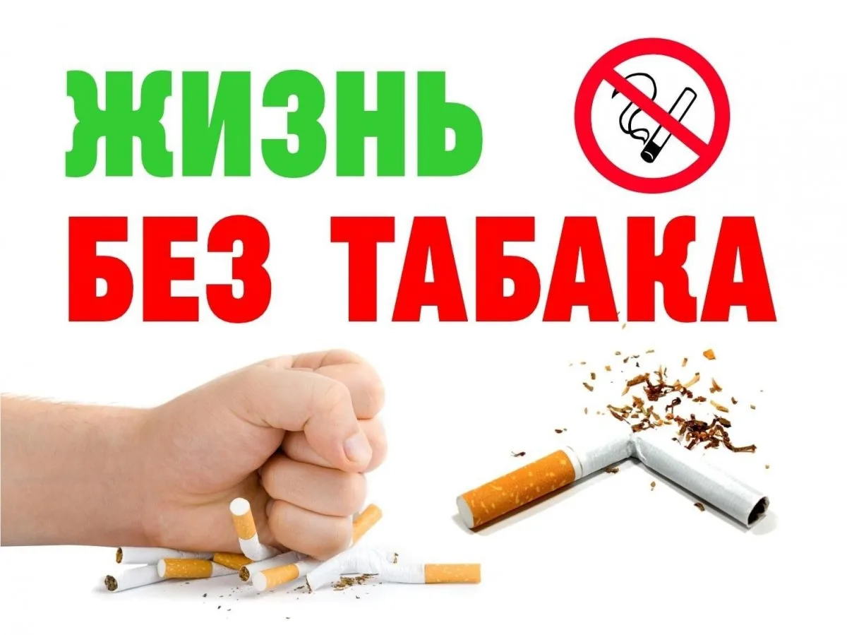 25 мая – 31 мая Неделя отказа от табака (в честь Всемирного дня без табака 31 мая)