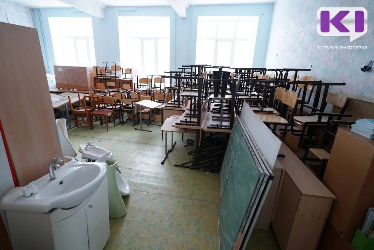 В с.Большелуг Корткеросского района капитально отремонтируют школу