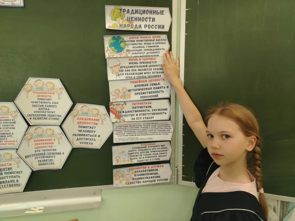 Сегодня в нашей гимназии прошел увлекательный урок из цикла «Разговоры о важном» на тему: «Вечные це