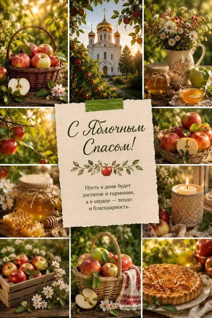 🍎 Яблочный Спас 2026: Преображение Господне и аромат спелых яблок! 🍯