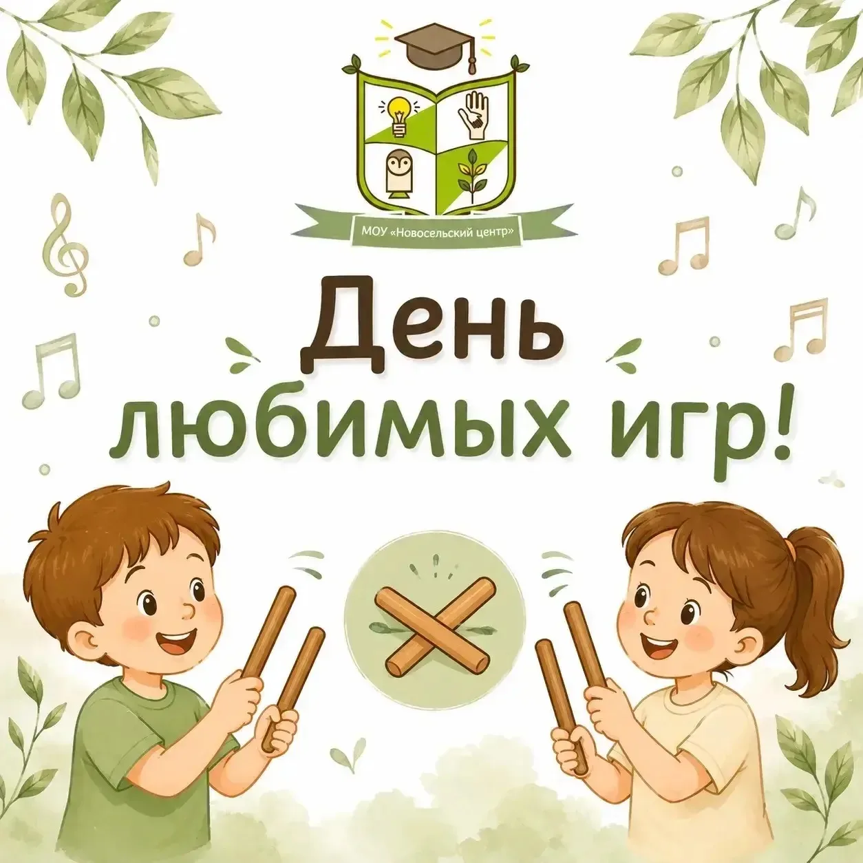 🥢🥁 Сегодня в 1-м корпусе МОУ «Новосельский центр» шумно и ритмично отметили День люби...