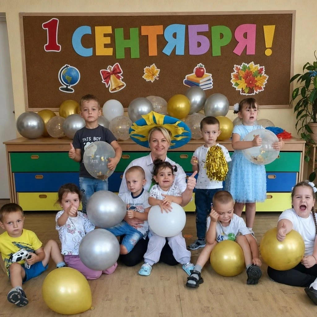 🍂🎉День знаний с Незнайкой! 📚🎈