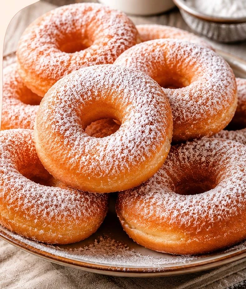 Пончики на кефире.
