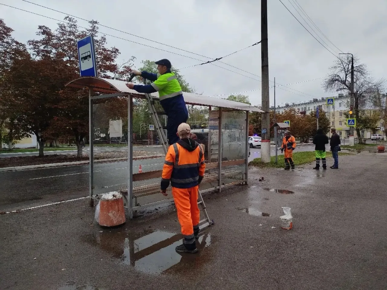 🔧Обновили остановку на улице Чернышевского