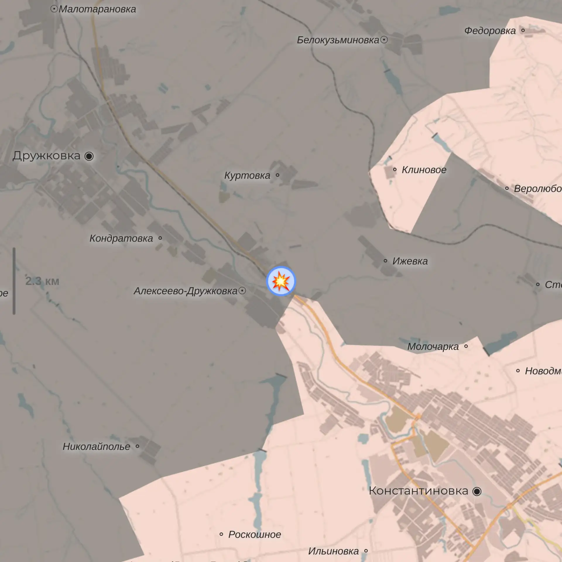 На Константиновском направлении подразделения Южной группировки войск уничтожили автотранспорт, робо
