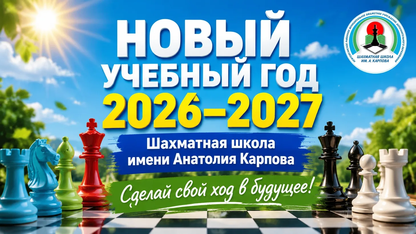 ♟💖 ПРИГЛАШАЕМ В ШАХМАТНУЮ ШКОЛУ!