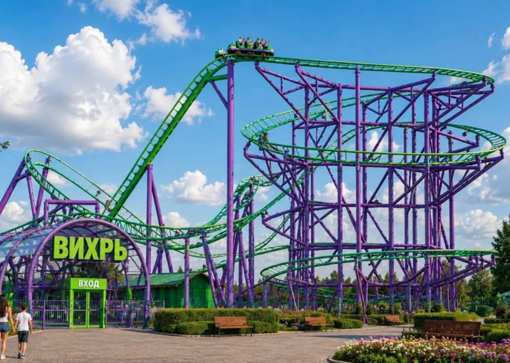 Отправляемся за порцией адреналина в парк «Сказка»🎢