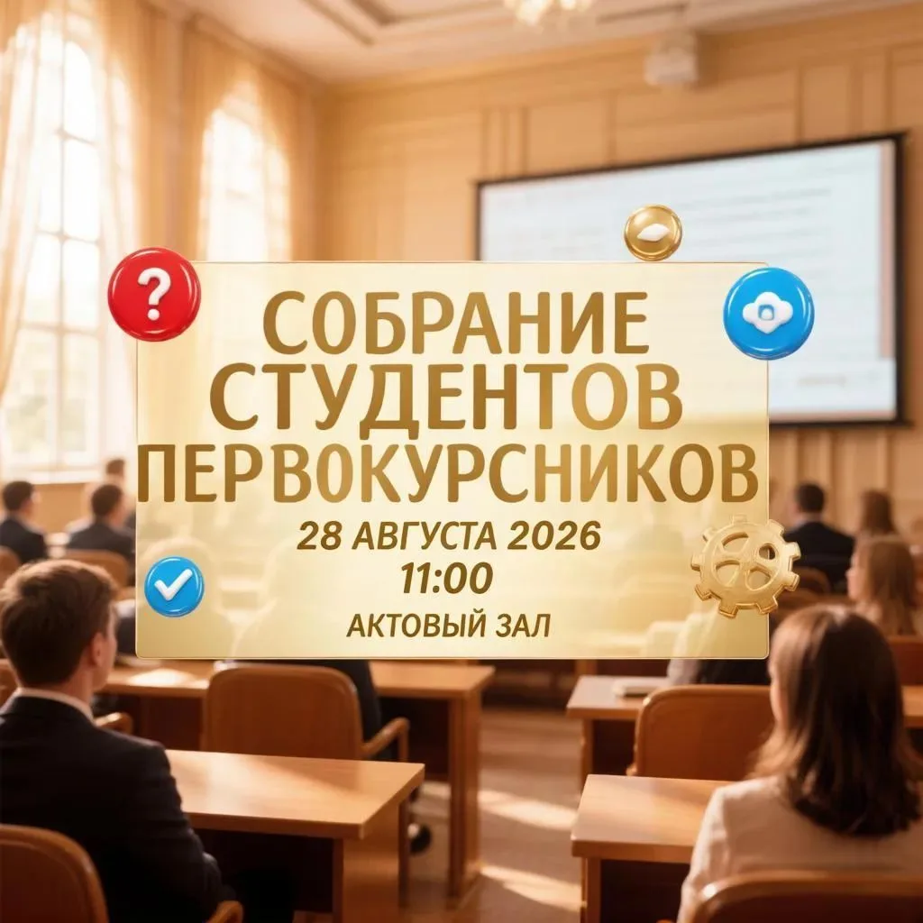 🏛 СОБРАНИЕ СТУДЕНТОВ-ПЕРВОКУРСНИКОВ