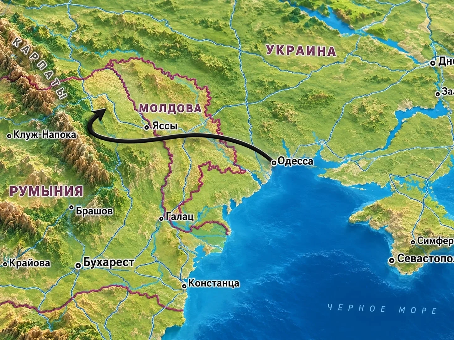Украинская сторона утверждает, что российский реактивный БПЛА зашёл в воздушное простра...
