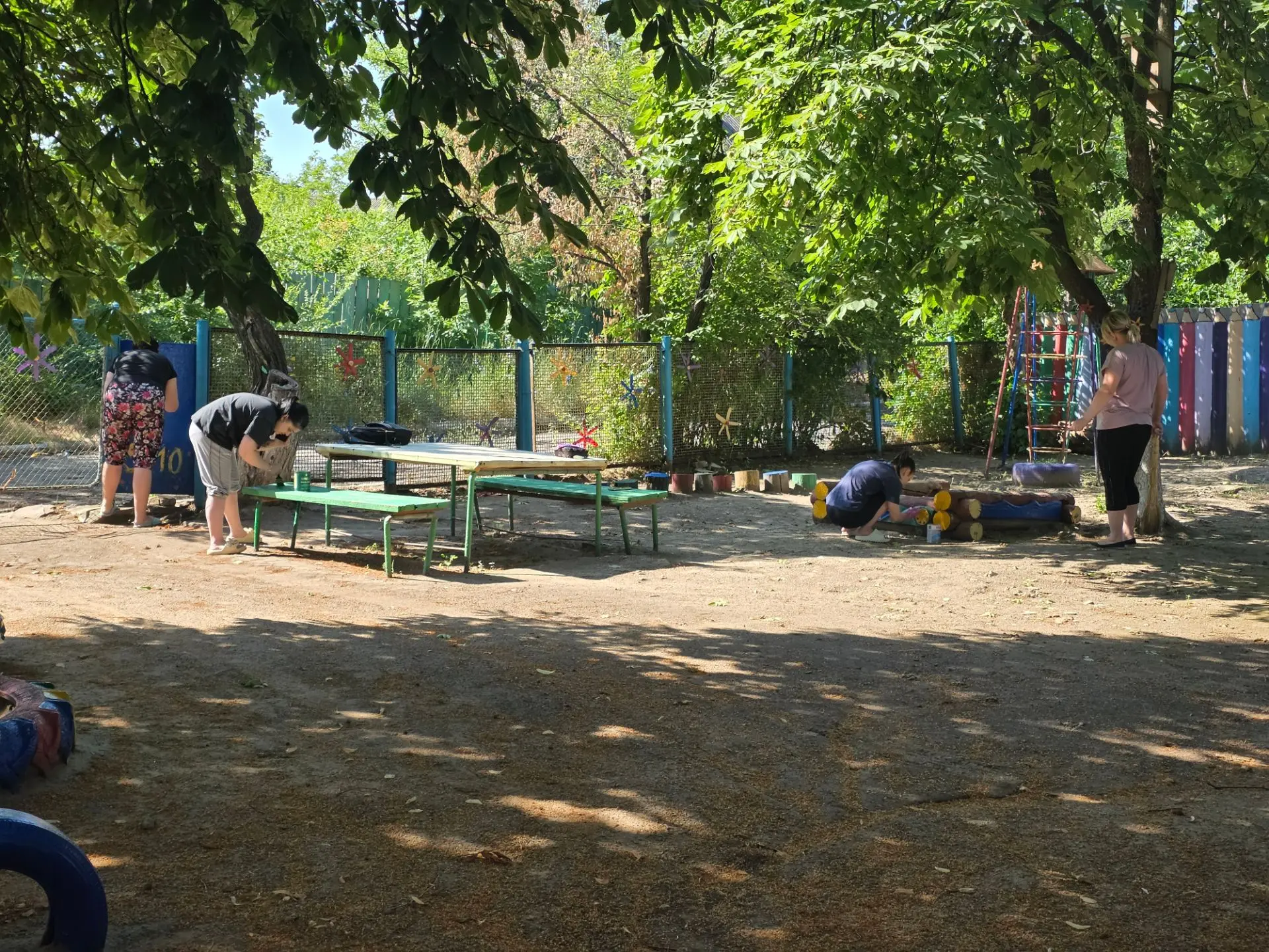 В ГБДОУ ЛНР "Миусинский ясли-сад 68" Колобок " продолжаются ремонтные работы по подгото...