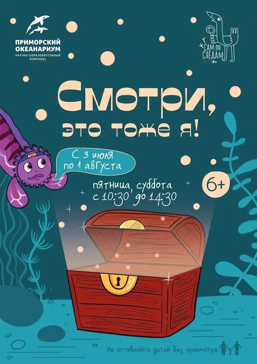 🐬Как сделать посещение океанариума еще интереснее?