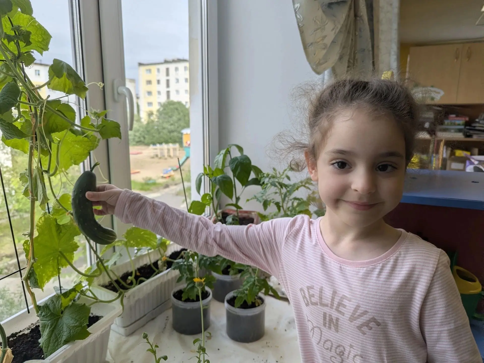 🥒 Первый урожай 

Малыши из детского сада № 6 города Заполярного – настоящие огородники! Они выраст