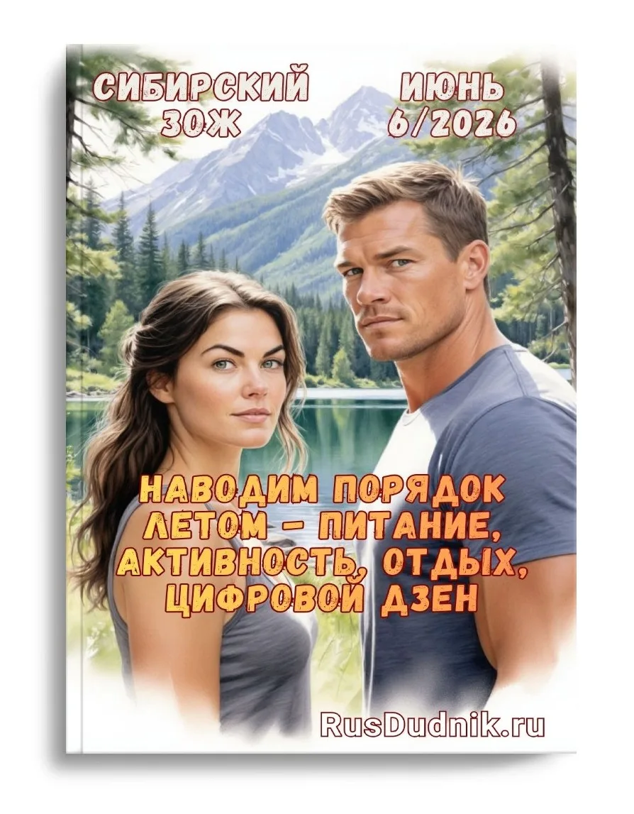 Журнал "Сибирский ЗОЖ"
Выпуск 6/2026 (июнь)

90 микро-заданий на лето
Настройка питания (дни 1-30)

