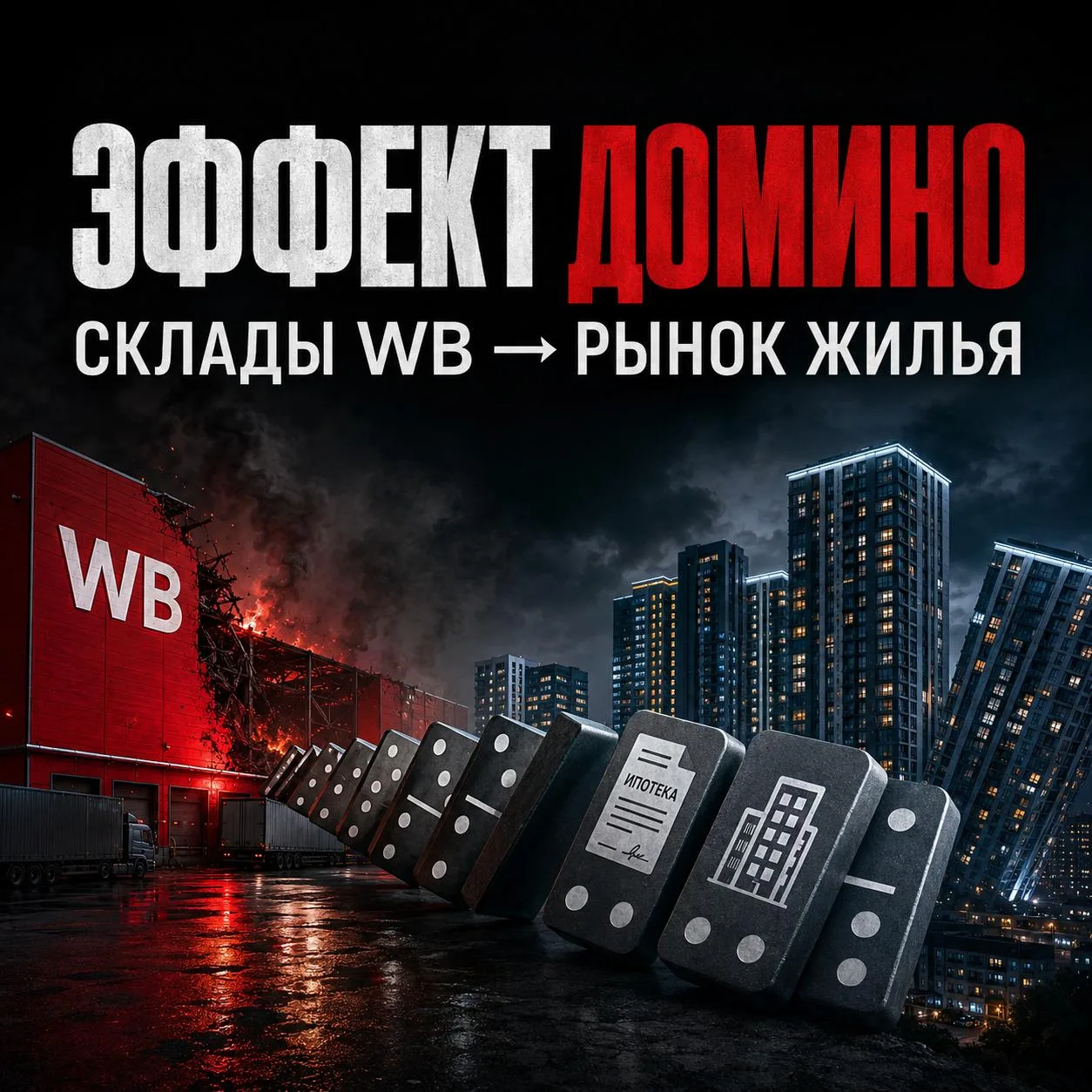 Атаки на склады WB могут повлиять не только на коммерческую, но и на жилую недвижимость

Сначала я д