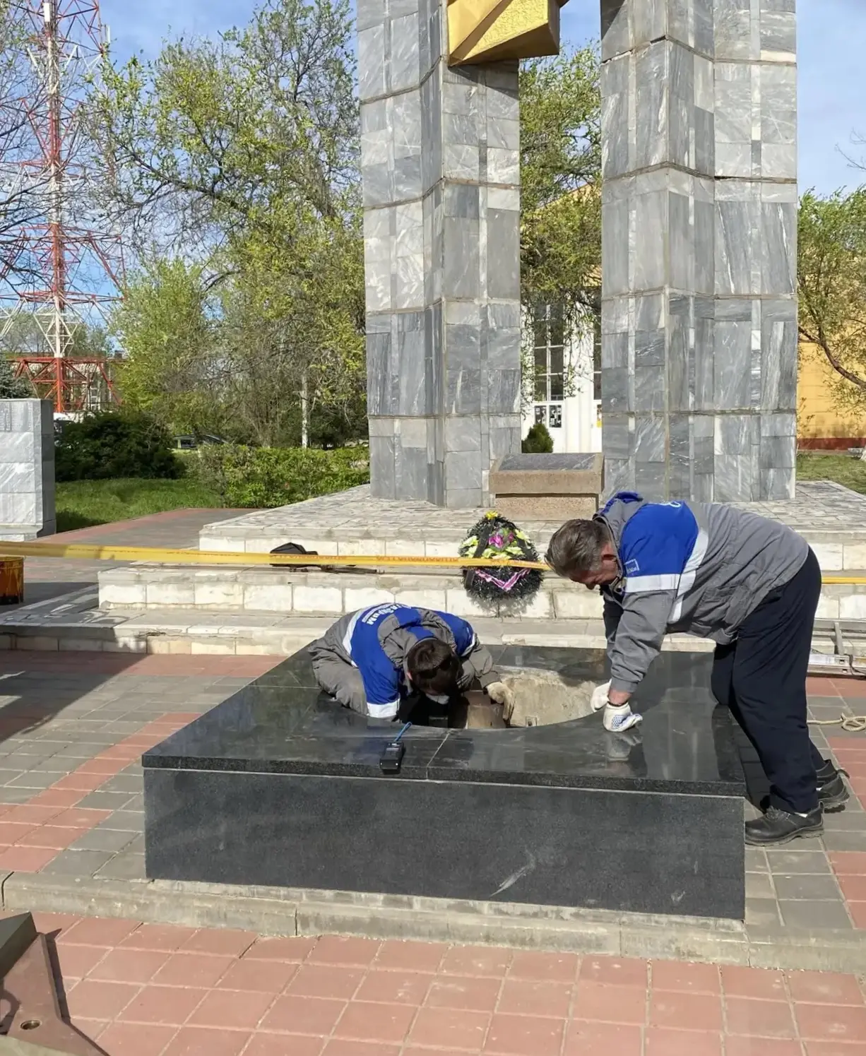 🕯️В преддверии Дня Победы: техническое обслуживание газопровода «Вечного огня» в Ахтубинске  ✅В пред