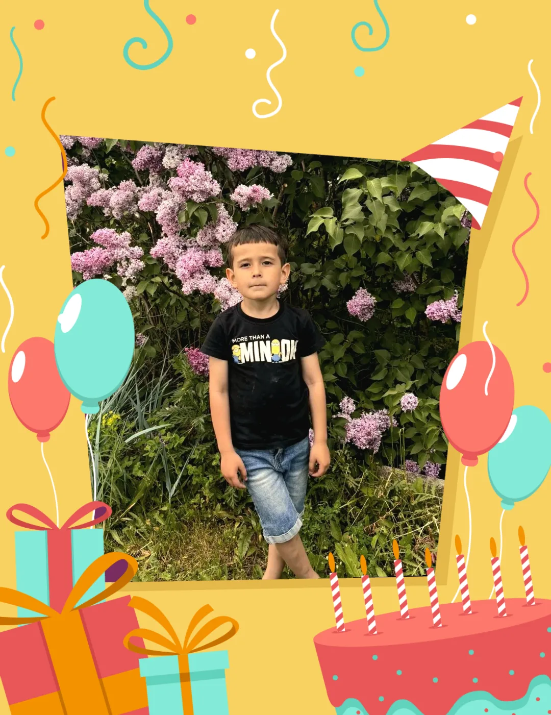 🎉 Поздравляем с днем рождения нашего дорогого, доброго и обаятельного мальчика, воспитанника подгот