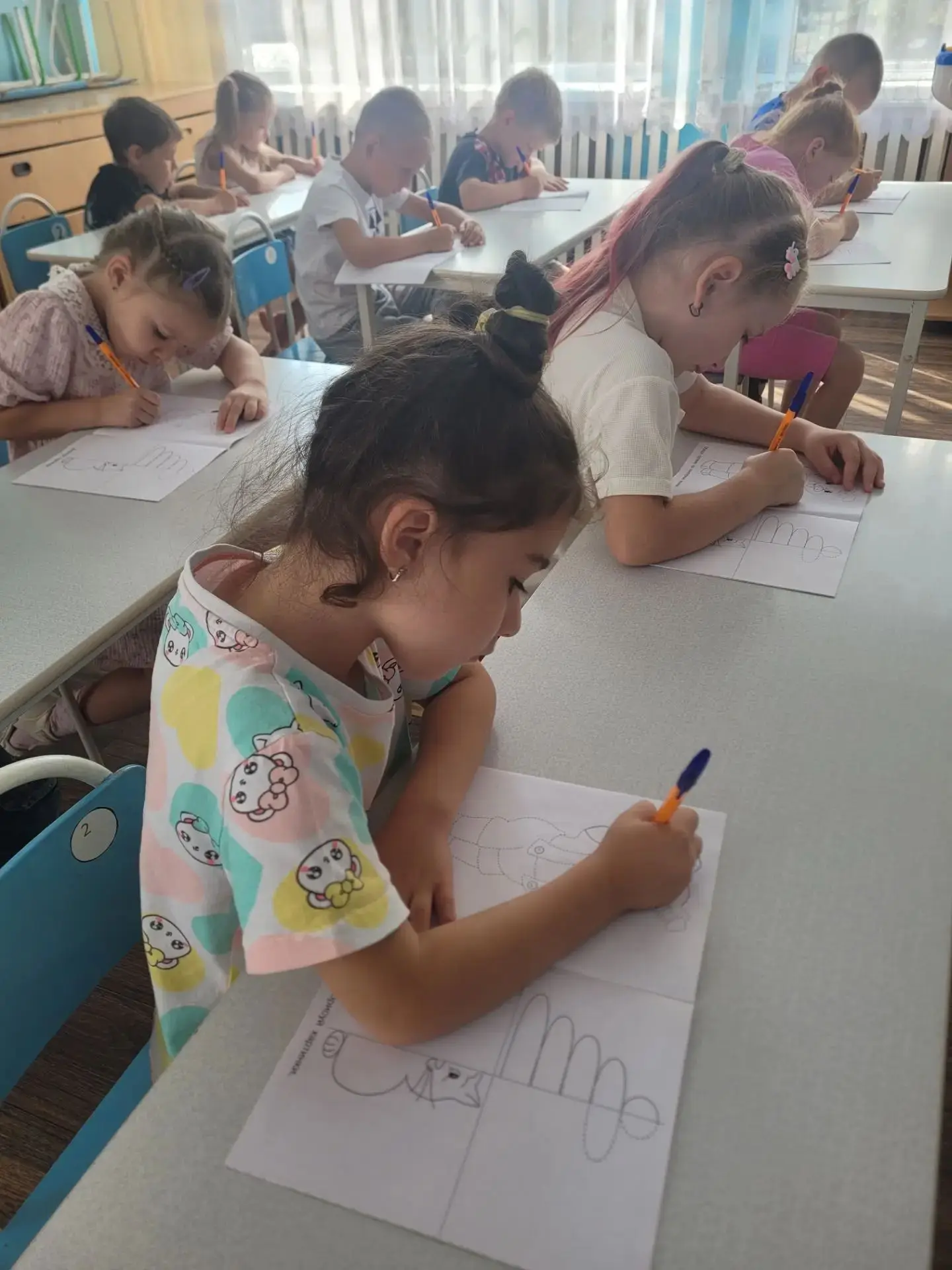 Наши будущие первоклассники не теряют времени даром! 😍