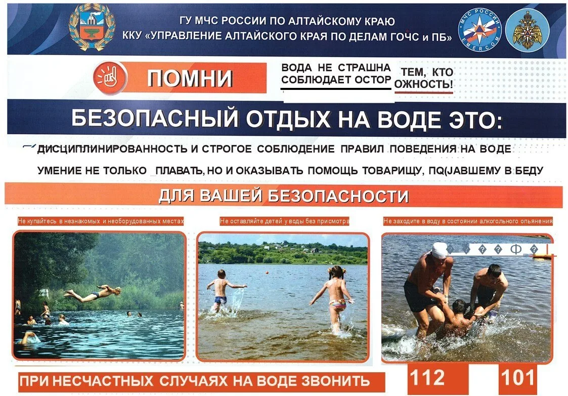 Как вести себя на воде? Проверьте себя по чек‑листу! 🌊🤿🏊‍♂️