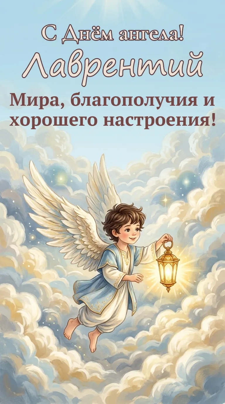 🕊️ 4 октября — с Днём ангела, Лаврентий!