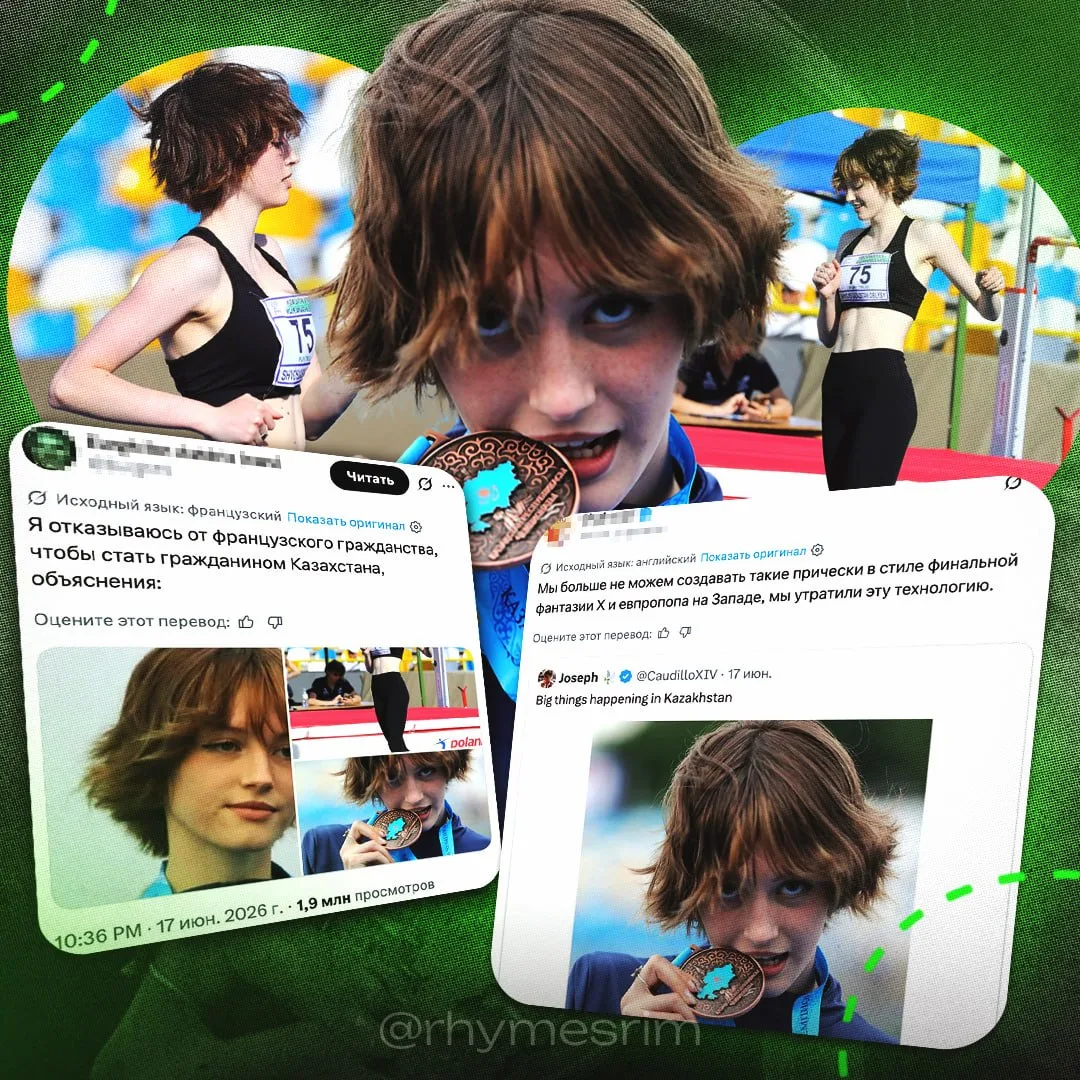 🤨 Казахстанская легкоатлетка Жасмин Бегалинова покорила соцсети своей аниме-эстетикой

Девушка неож