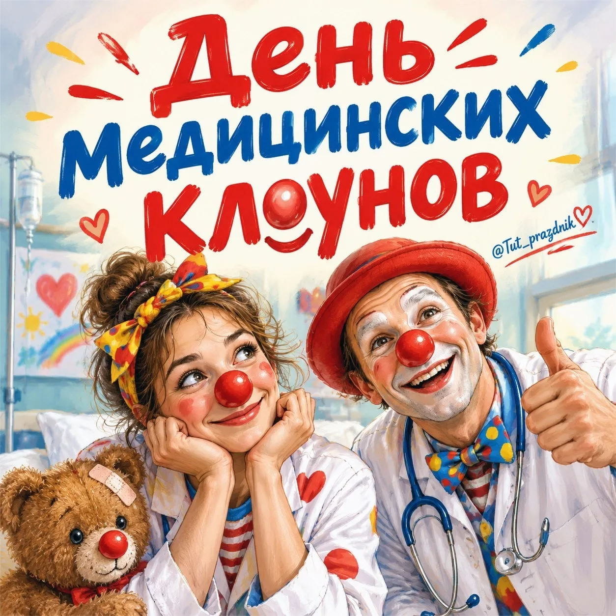 🤡❤️ 16 сентября — День медицинских клоунов 🎈