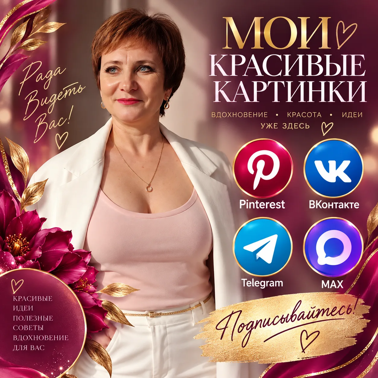 Я продолжаю пополнять свои каналы красотой и делюсь бесплатно, просто за ❤ потому что м...
