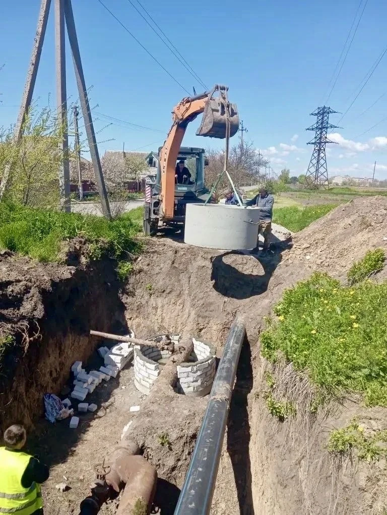 В селе Красноармейское ДНР восстановили работу насосного агрегата  ⚙Специалисты Мособлводоканала про