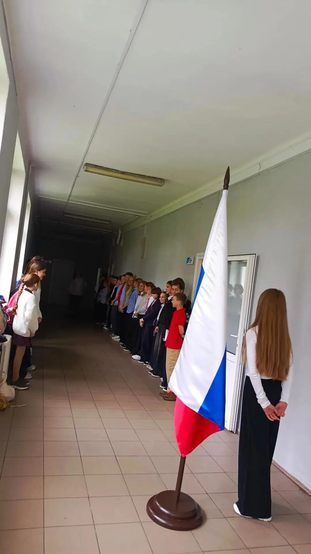 💥 7 сентября 2026 г. в нашей школе прошла первая в 2026-2027 учебном году линейка по п...