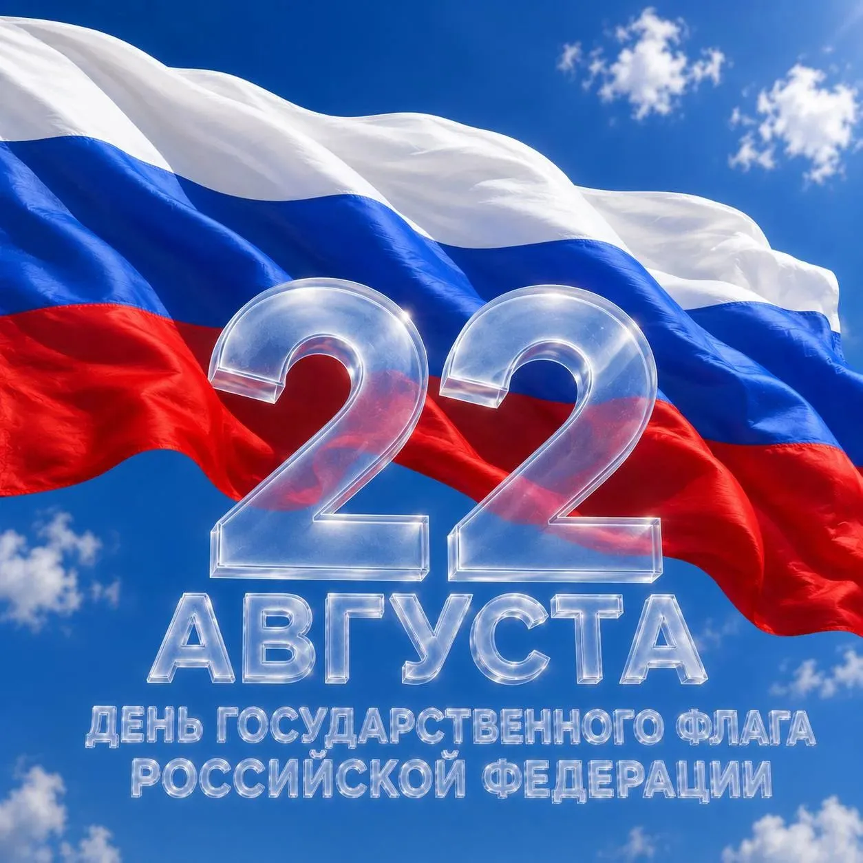 🇷🇺 22 августа — День Государственного флага Российской Федерации!