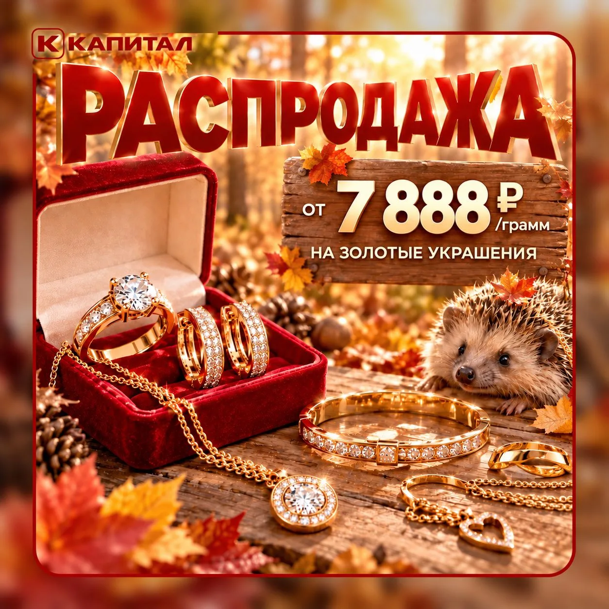 🍂 Осень дарит не только краски, но и выгодные возможности! 🦔
