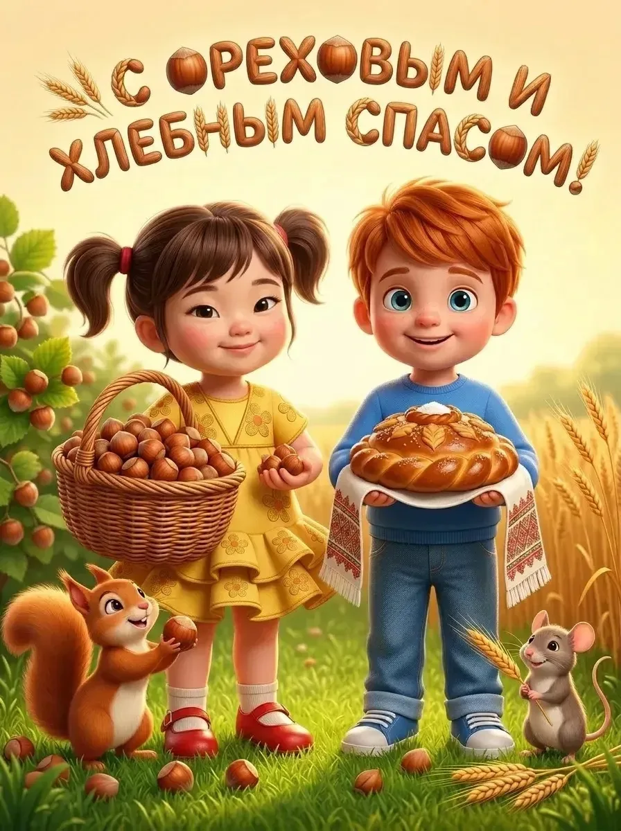 🌰🍞 29 августа — Ореховый и Хлебный Спас!