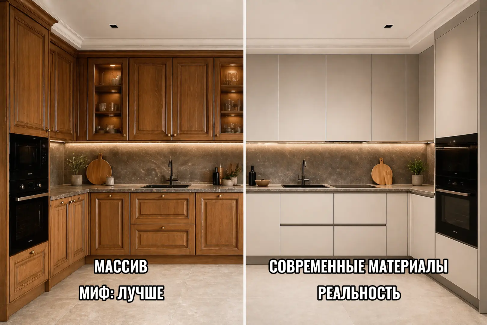 Массив vs современные материалы — что на самом деле лучше?

 Есть популярное мнение:
👉 «раньше мебе