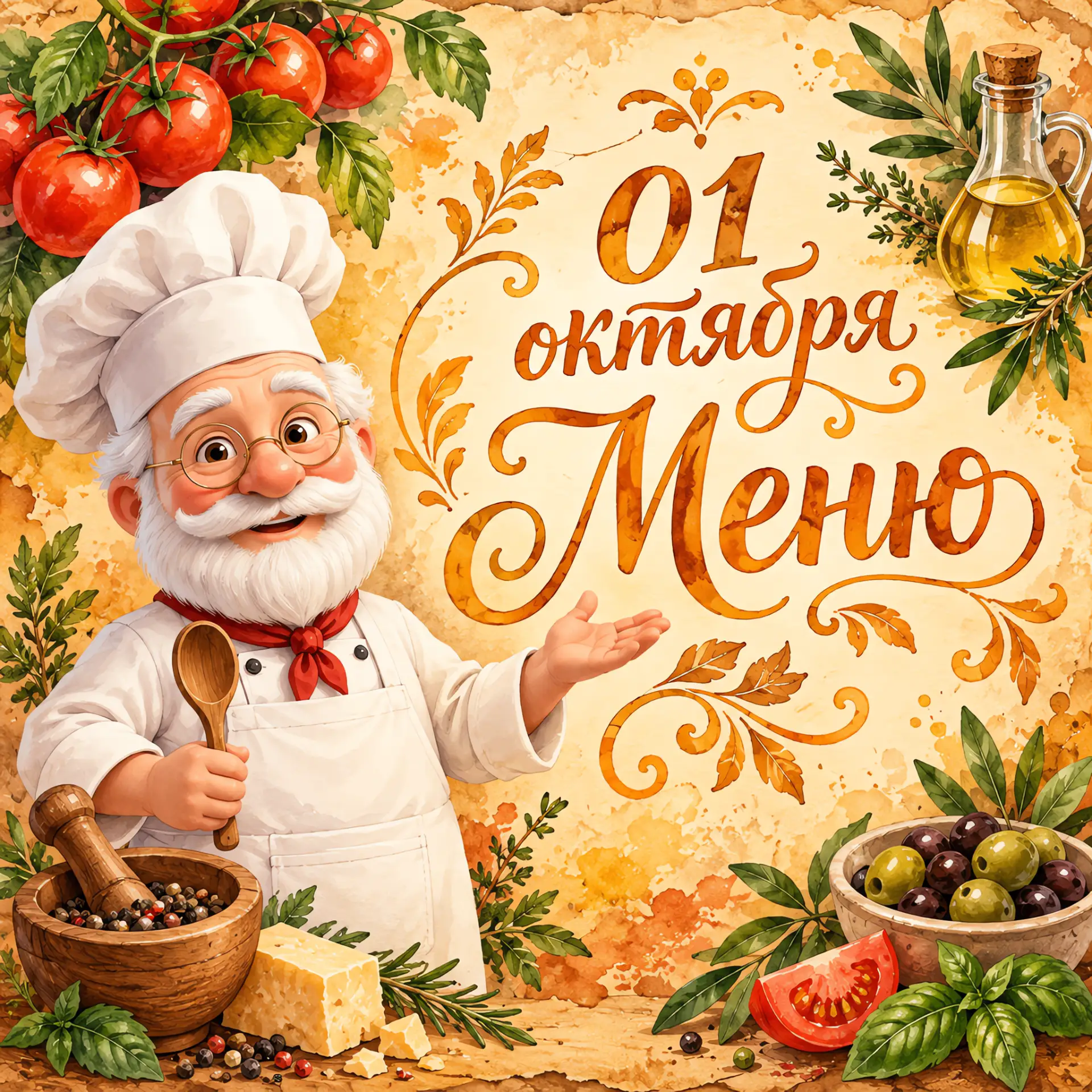 Меню в Академии маленьких наук на 01 октября, четверг