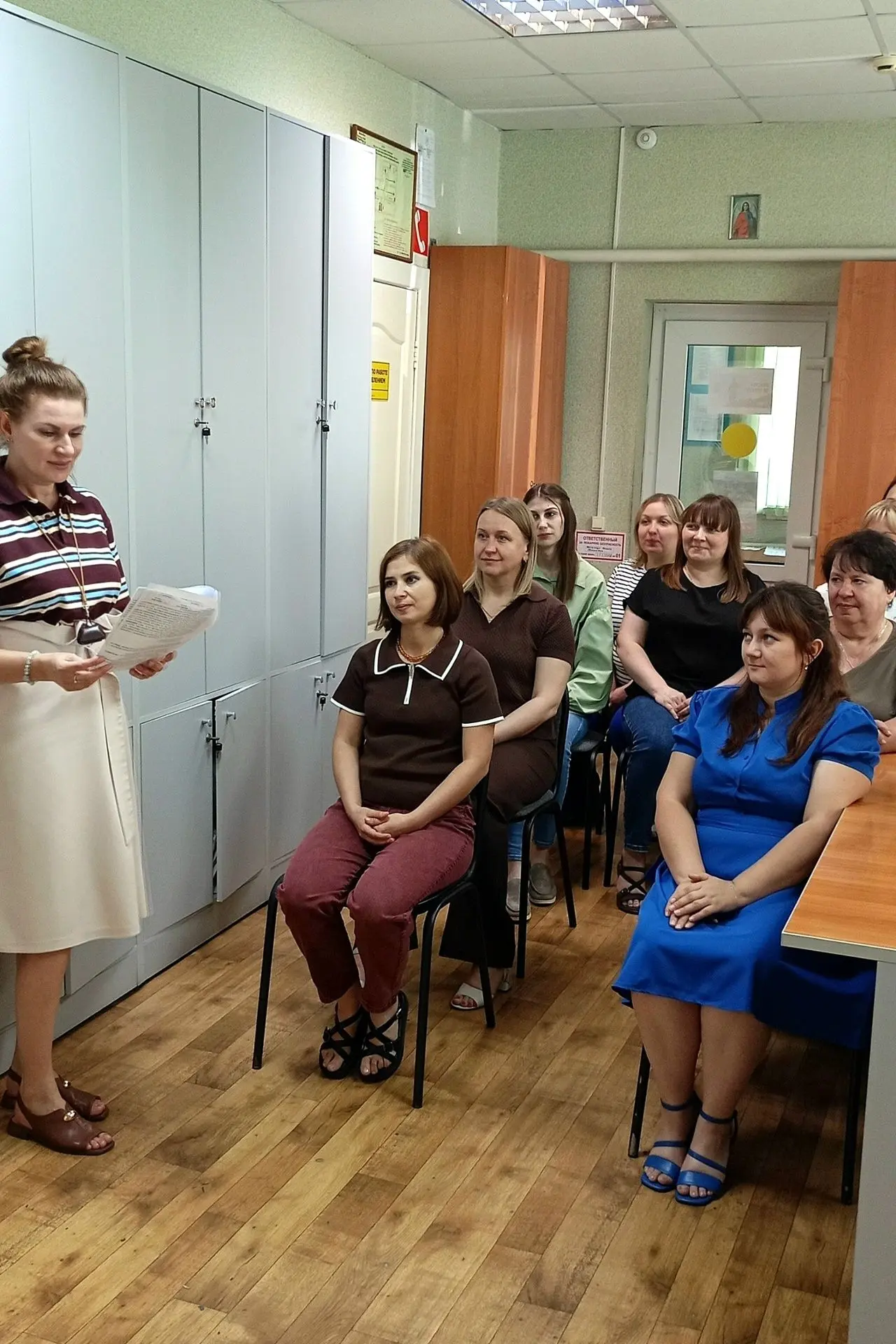 В учреждении проведена обучающая беседа о действиях сотрудников при возникновении угрозы информацион