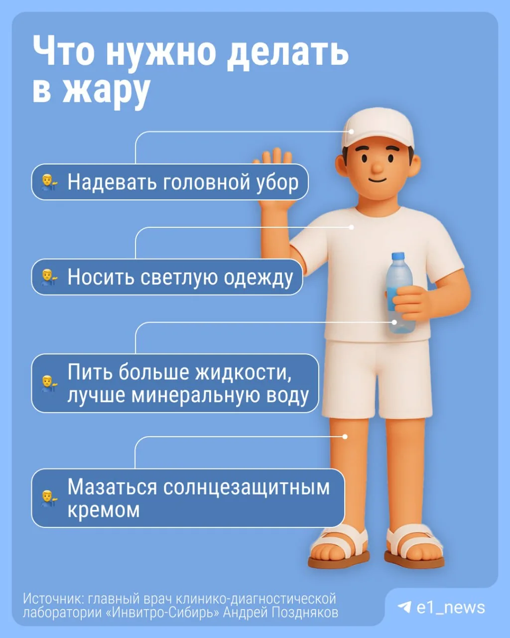 ☀️ Пока на календаре весна, за окном — самое настоящее лето!  Чтобы эти жаркие дни прошли без послед