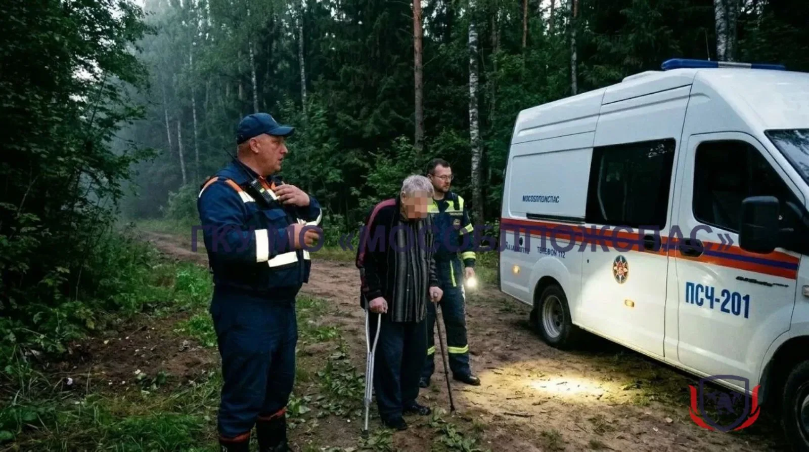 ⛓ Запутался в проволоке: спасатели и полицейские нашли 84-летнего пенсионера на костылях в лесу под 