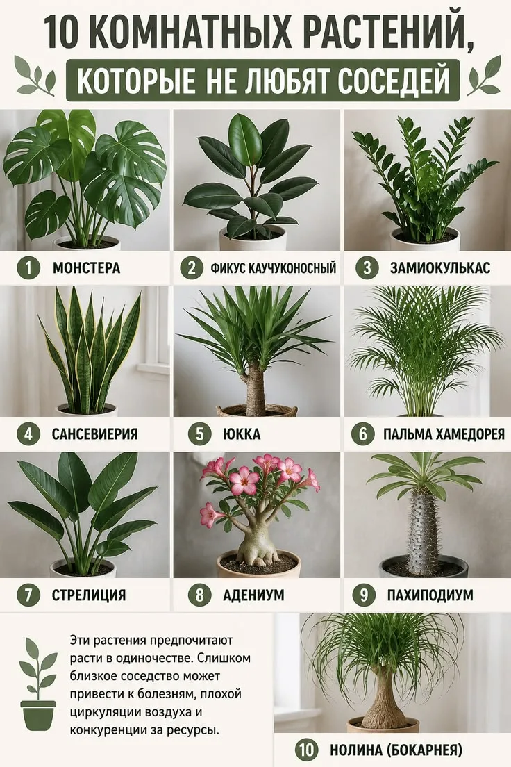 Растения одиночки