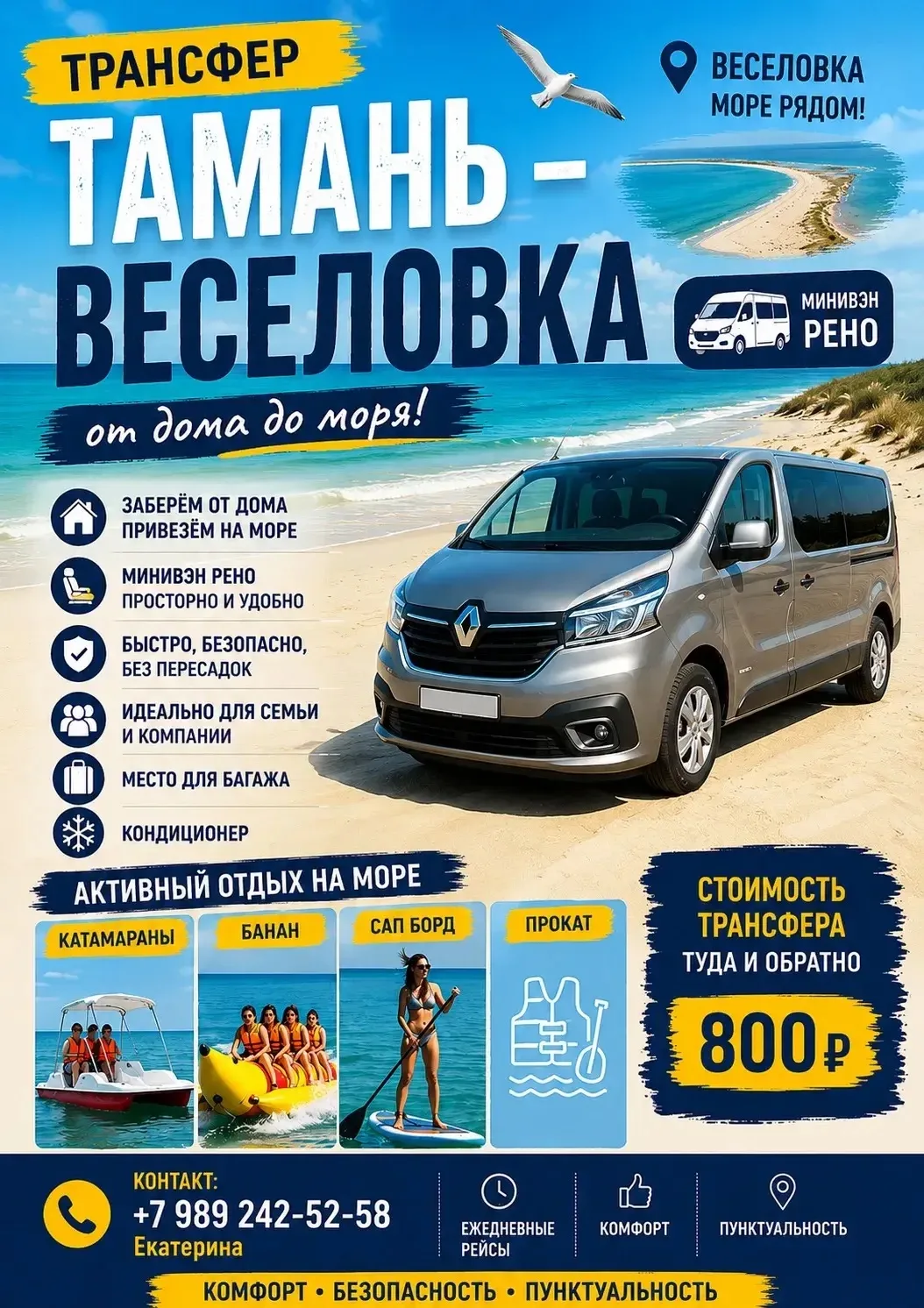 Два моря за один отдых 🍑