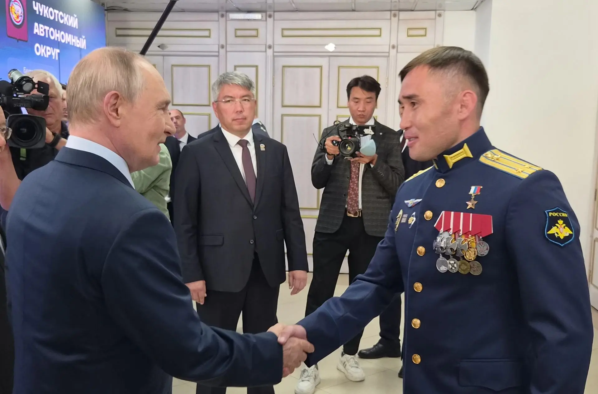 Владимир Владимирович нашему Герою России: «Большое спасибо вам за то, что вы дали нам ...