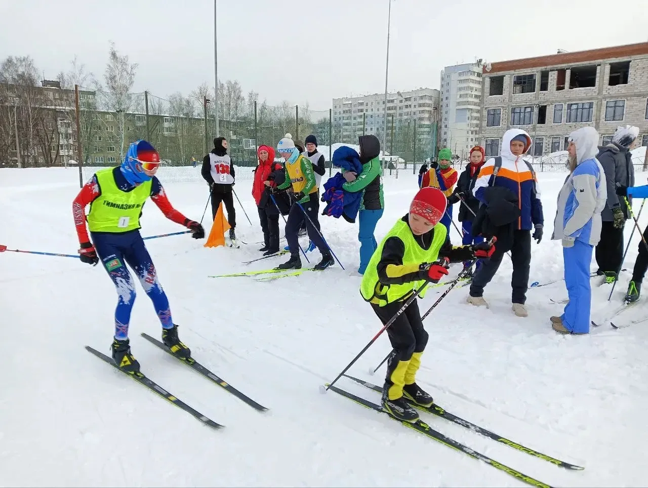 ⛷️25 февраля 2026 г. на стадионе МАОУ  «Лицей 3 имени В.А. Штэфана» состоялся районный этап лыжной э
