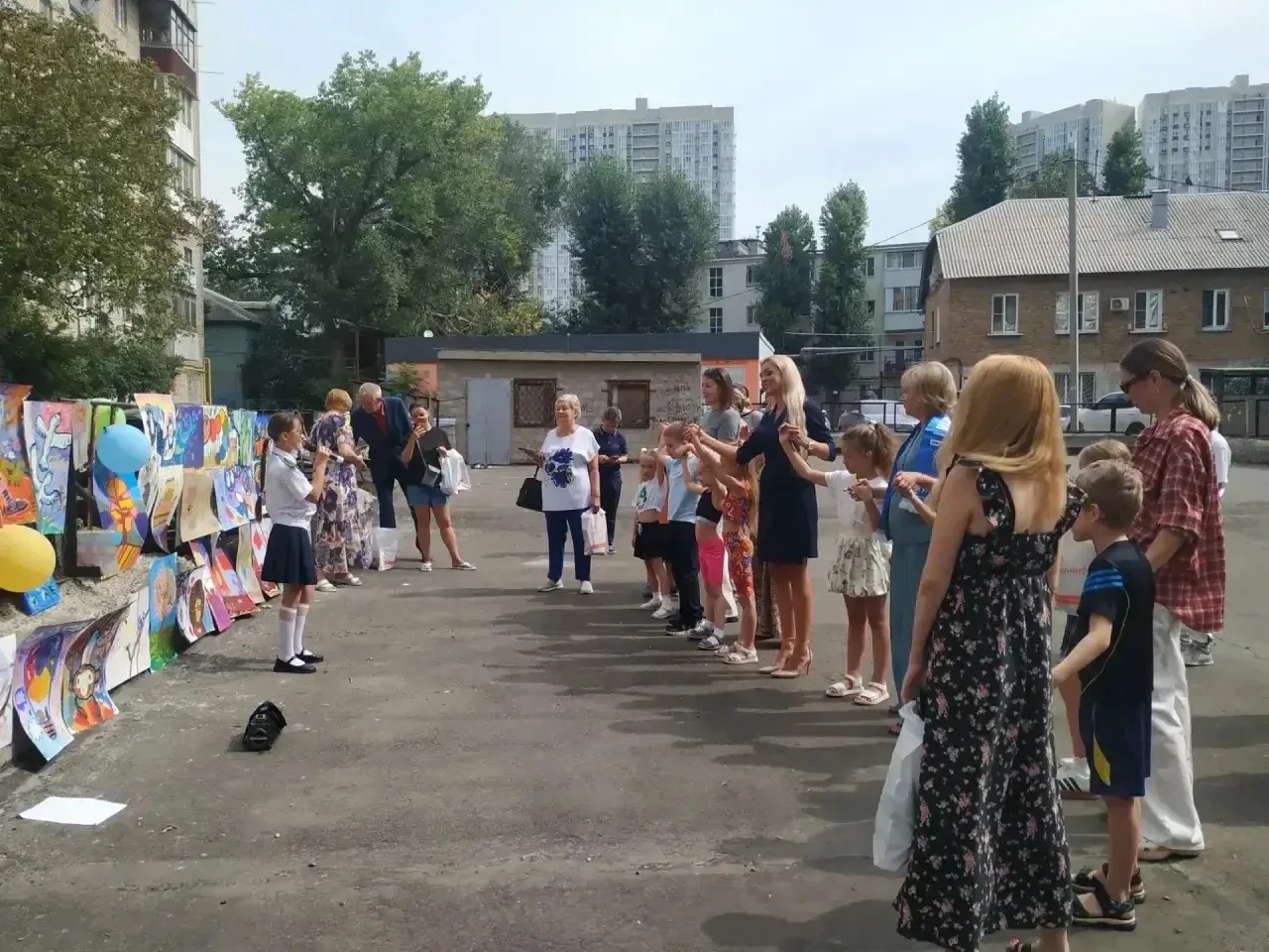 4 сентября 2026 года воспитанники и родители дошкольного уровня МБОУ «Лицей № 57» приня...