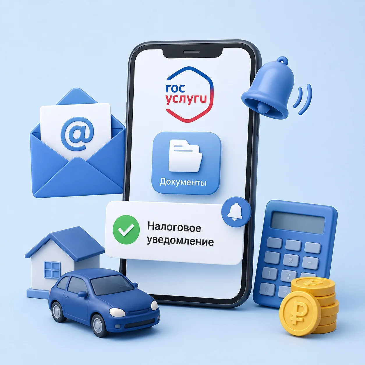 📬 Налоговые уведомления теперь автоматически поступают на Госуслуги