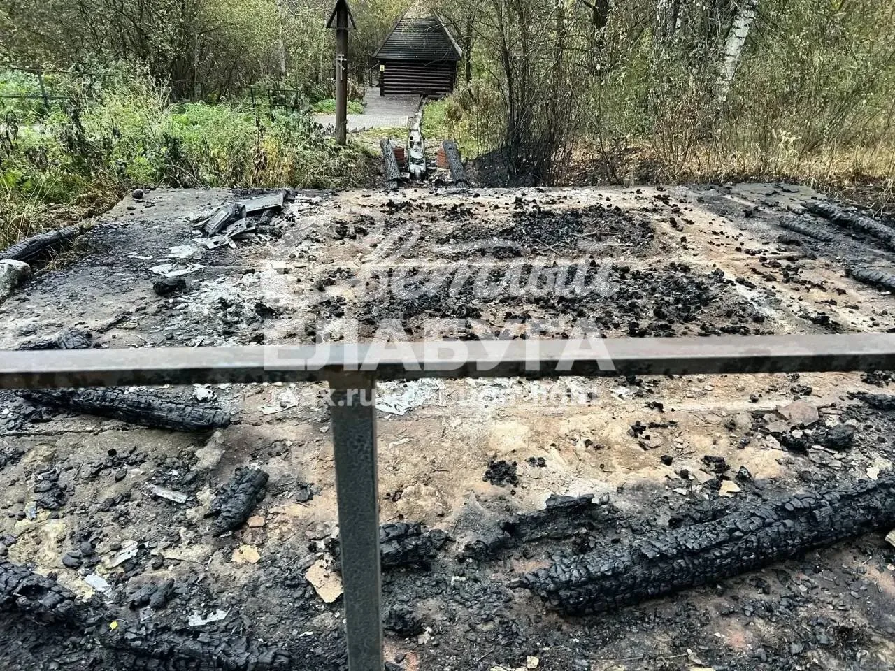 🔥 Нам сообщают, что сгорела часовня на роднике «Святой ключ»