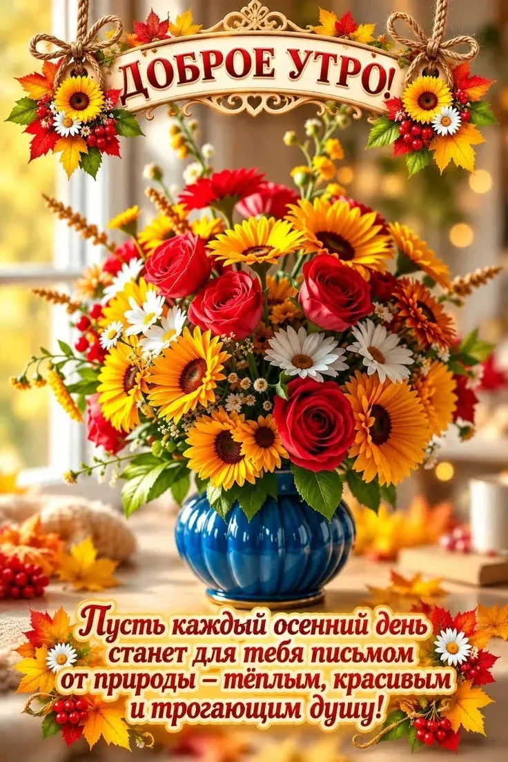 Прекрасного и вдохновляющего утра! Пусть сегодня всё удается легко, а вокруг будут толь...