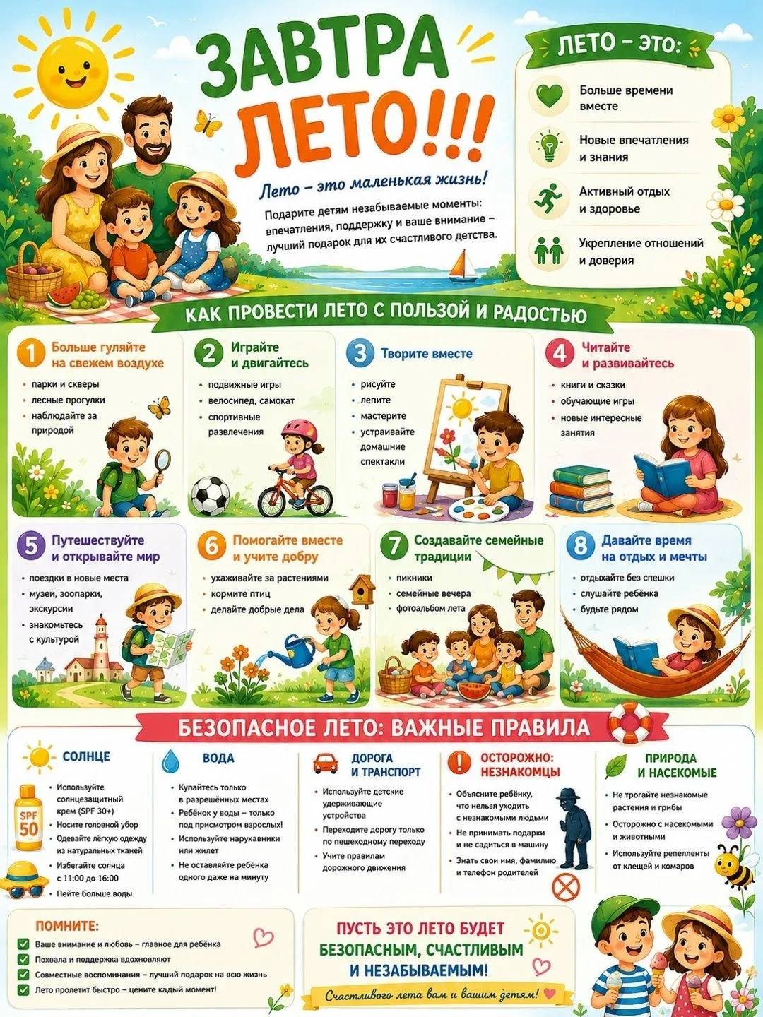 Начинается лето - время новых открытий и ярких впечатлений!!!