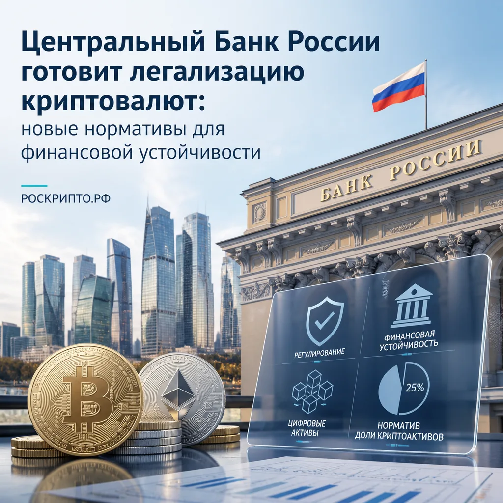 ⚖️ Центральный Банк России готовит легализацию криптовалют: новые нормативы для финансо...